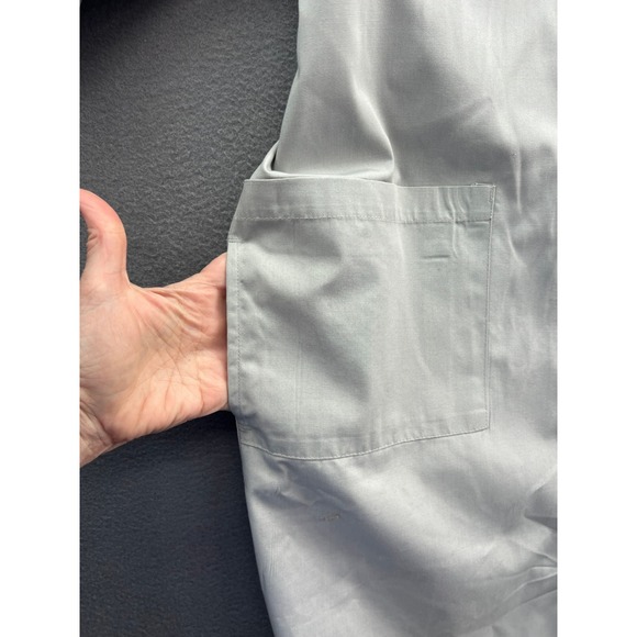 Adar Lab Coat Professional Workwear Uniform Tan Size 42 - Picture 11 of 15